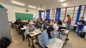 A prova começou às 13h30 e o horário de término é 19h | Foto: José Eugênio de Faria
