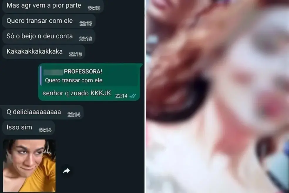 O caso ocorreu após prints de conversas da professora com uma outra aluna serem vazados | Foto: Reprodução