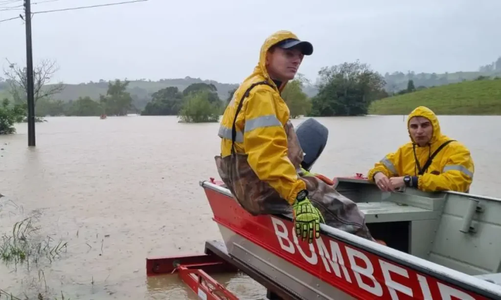 Clima pode ficar instável a partir desta terça-feira. | Foto: Corpo de Bombeiros