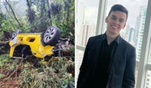 Artista conduzia um buggy, na BR-282 no momento do acidente | Foto: Reprodução