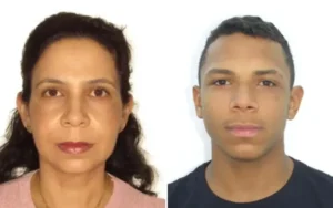 Sandra e Vitor trabalhavam como assistentes durante a celebração | Foto: Reprodução