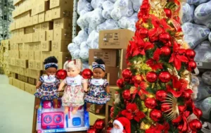 As crianças serão presenteadas com bonecas, carrinhos, bolas de vôlei e kit cozinhas | Foto: Seds