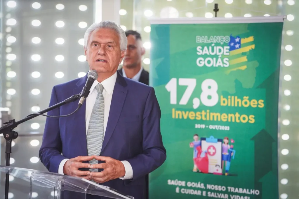 “Eu fui o único governador que fez um périplo pelo Brasil e mostrei o quanto a reforma tributária vai promover um prejuízo”, afirmou Ronaldo Caiado | Foto: Hegon Corrêa