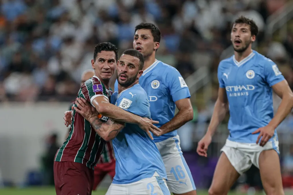 Com gol mais rápidos dos mundiais, City confirmou o favoritismo sobre o Flu (Foto: LUCAS MERÇON /FLUMINENSE FC)