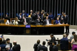 O Orçamento da União para 2024 foi aprovado em sessão do Congresso presidida por Rodrigo Pacheco. | Foto: Senado