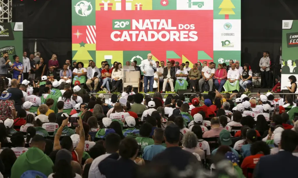 Anúncio foi feito pelo presidente Lula no 20º Natal dos Catadores. | Foto: Agência Brasil