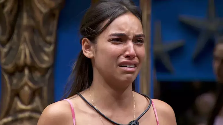 A participante do reality apertou o botão de desistência. | Foto: Reprodução