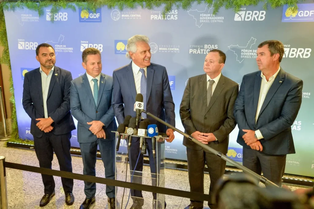 Por unanimidade, governador de Goiás assume bloco que une Distrito Federal, Goiás, Maranhão, Mato Grosso, Mato Grosso do Sul, Rondônia e Tocantins. | Foto: Divulgação