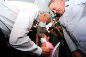 O inicio da vacinação foi realizado na UBS Santa Luzia, no Jardim Olímpico, em Aparecida de Goiânia