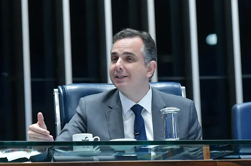 Pacheco, no entanto, defendeu a definição de uma quantidade de maconha para classificar tráfico ou uso pessoal. | Foto: Geraldo Magela/Agência Senado