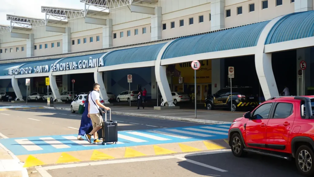 Aeroporto registrou um recorde histórico de movimentação, com mais de 3,4 milhões de passageiros | Foto: Leandro Braz/O HOJE