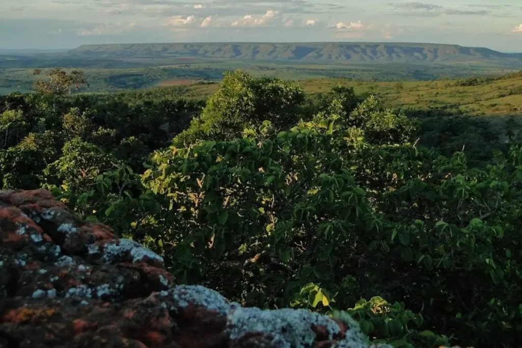 Vista de um mirante no Parque Estadual de Caldas Novas | Foto: Divulgação/Semad-GO
