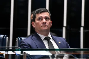 Plenário do Senado Federal durante sessão não deliberativa. 

À mesa, senador Sergio Moro (União-PR).

Foto: Jefferson Rudy/Agência Senado