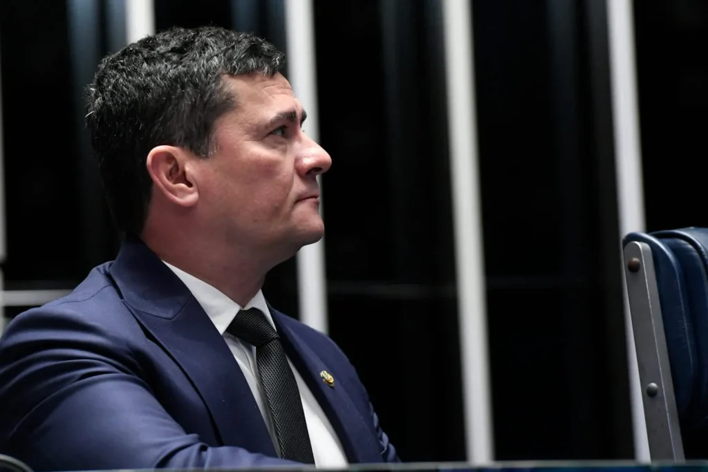 Plenário do Senado Federal durante sessão não deliberativa. 

À mesa, senador Sergio Moro (União-PR).

Foto: Jefferson Rudy/Agência Senado
