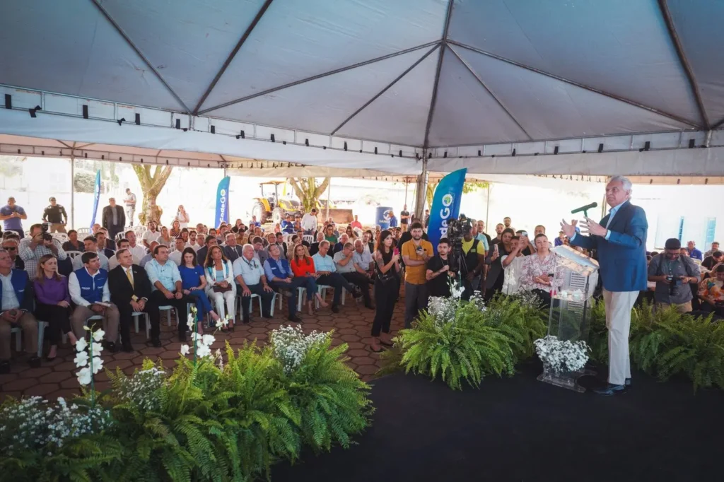 Governador Ronaldo Caiado lança Daia 5.0, em Anápolis: mais empresas, emprego e geração de renda | Foto: Hegon Correa)