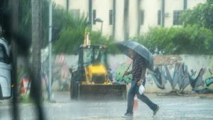 Chuva continua e tempo fica instável em Goiânia nesta segunda-feira (23)