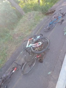 O motorista de van que atropelou o grupo alegou ter sido fechado por caminhão I Foto: Reprodução