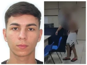 Guilherme Souza Modesto, de 20 anos (à esquerda), foi alvejado por pelo menos 2 tiros I Foto: Reprodução