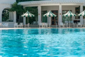 Pool Side at a Hotel in Mahdia, Tunisia