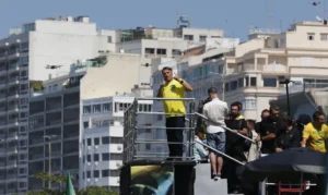 Convocados por Bolsonaro através das redes sociais, mais de 32 mil pessoas compareceram ao ato | Foto: Fernando Frazão/Agência Brasil
