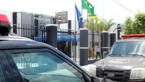 O suspeito foi autuado em flagrante pelos crimes de ameaça e injúria com a incidência da Lei Maria da Penha I Foto: Divulgação/PCGO