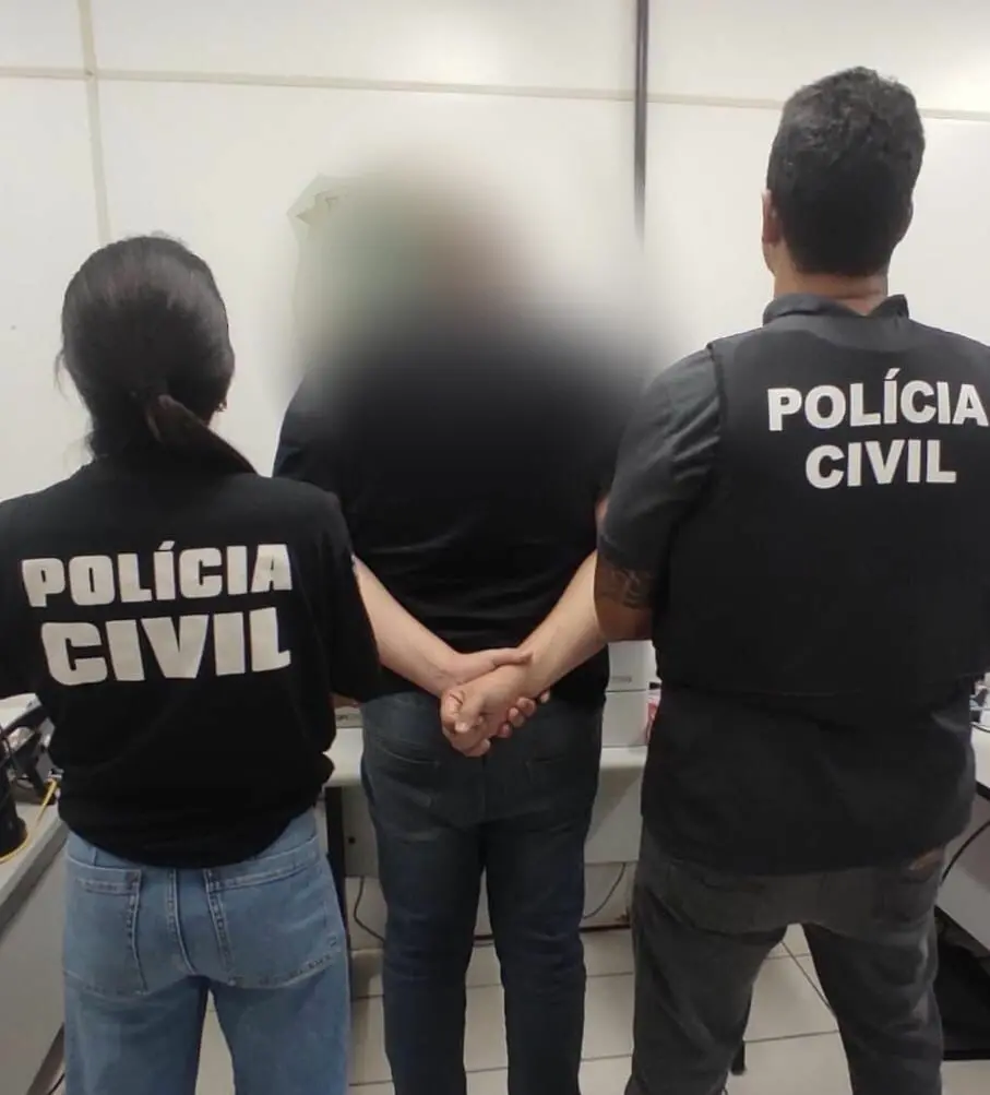 O suspeito será encaminhado ao presídio, ficando à disposição da Justiça I Foto: Divulgação/PCGO