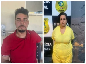 Ambos foram presos em flagrante por suspeita de furto I Foto: Divulgação/PCGO