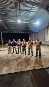 As cidades beneficiadas incluem Passo Fundo, onde aproximadamente 105 toneladas de auxílio foram descarregadas | Foto: Corpo de Bombeiros Militar de Goiás