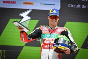 Piloto celebrou primeiro pódio da temporada | Foto: LCR E-Team