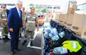 Viagem dos goianos é coordenada pelo Gabinete de Gestão de Crise montado no Comando Geral do Corpo de Bombeiros | Foto: Lucas Diener