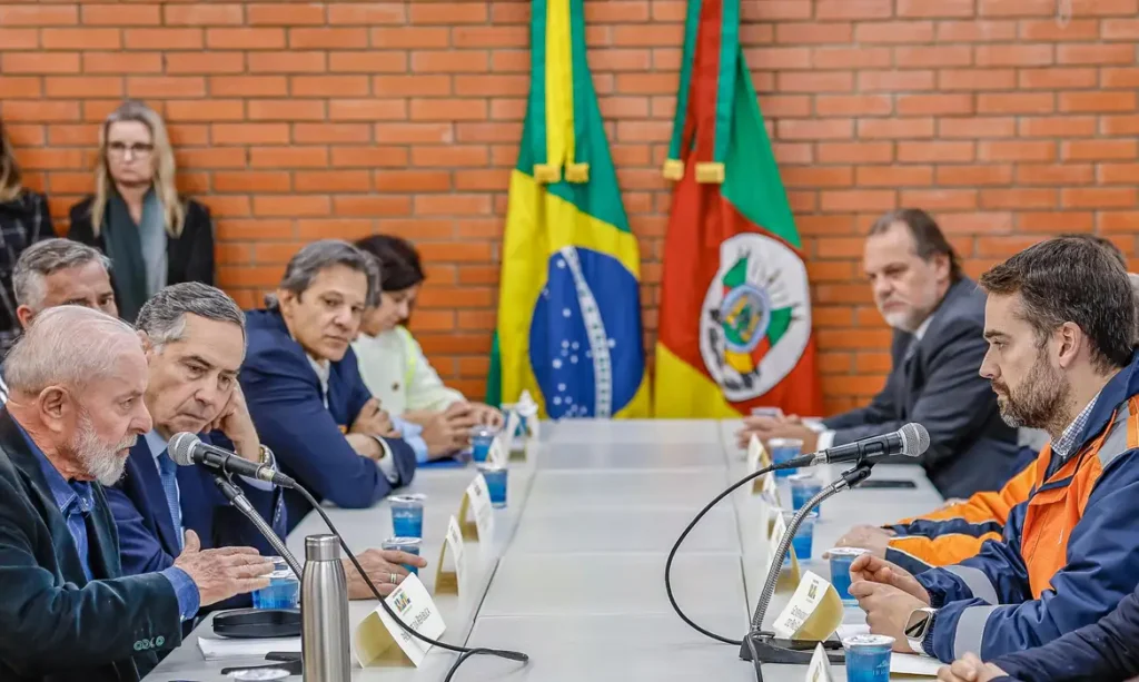 A população gaúcha vive a maior catástrofe climática de sua história, desde o dia 29 de abril | Foto: Ricardo Stuckert/PR