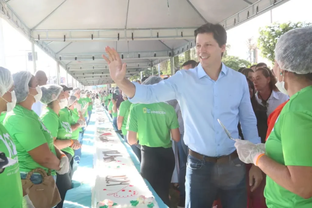 Vice-governador Daniel Vilela participa das comemorações do aniversário de 102 anos de Aparecida de Goiânia | Foto: Jota Eurípedes