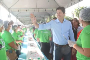 Vice-governador Daniel Vilela participa das comemorações do aniversário de 102 anos de Aparecida de Goiânia | Foto: Jota Eurípedes