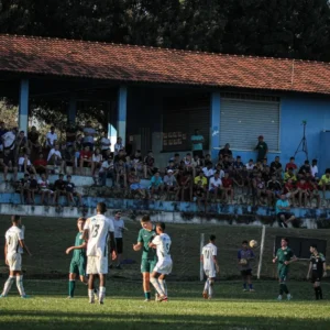Dentro de casa, Aparecida fez 2 a 0 no Goiás e chega com vantagem para o jogo de volta (Foto: Aparecida EC)