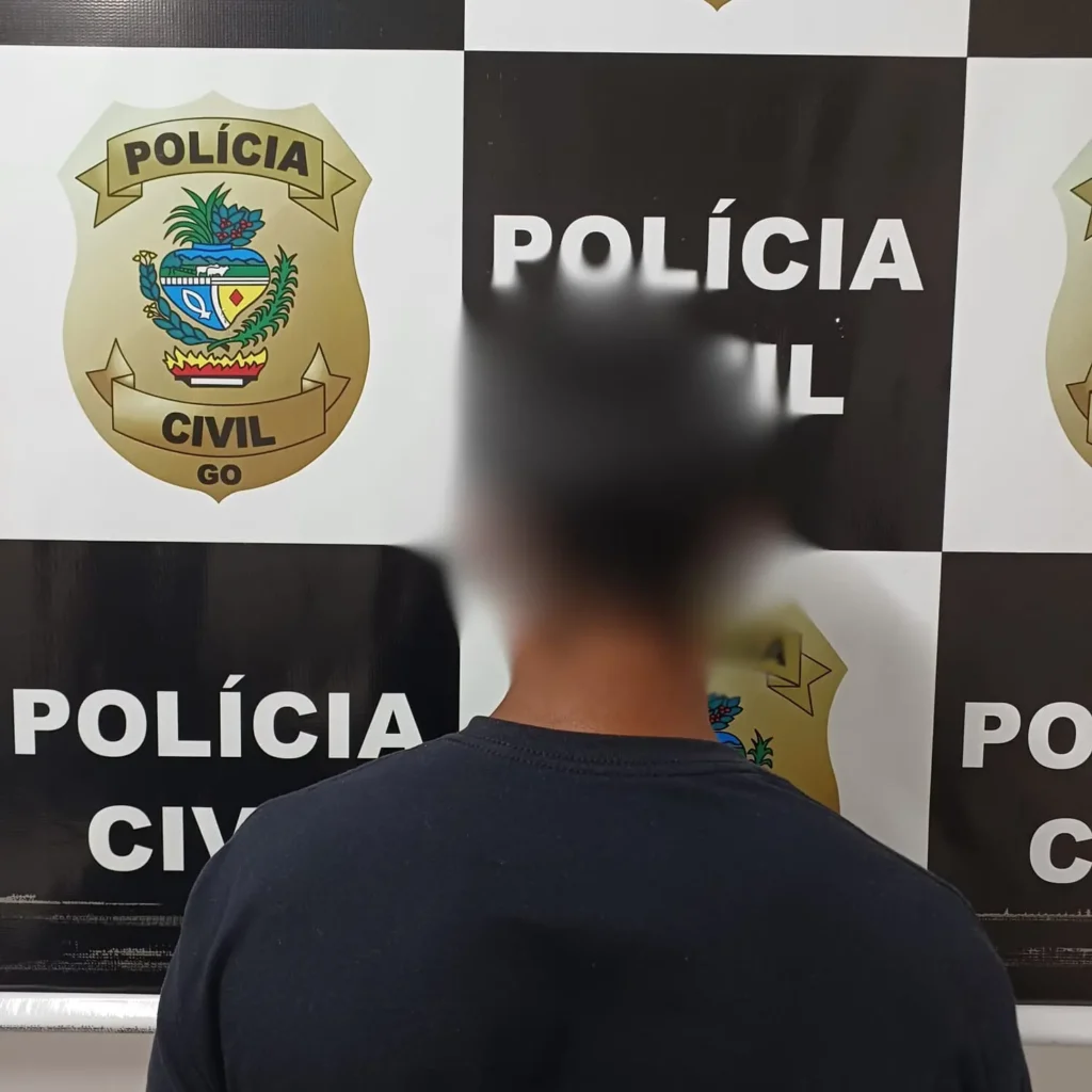 Um homem, de 27 anos, foi preso suspeito de assassinar o tio da sua companheira I Foto: Divulgação/PCGO