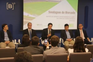 Em São Paulo, Daniel Vilela apresenta para investidores da B3 o projeto de concessão do Complexo Serra Dourada | Foto: Jota Eurípedes