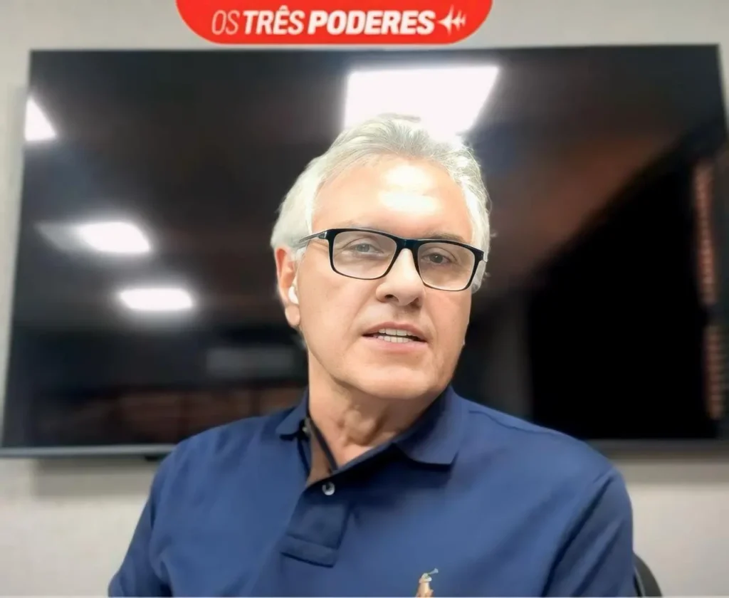 Durante a entrevista, governador destacou que em Goiás a segurança pública tem alcançado os resultados esperados pela população | Foto: Reprodução/YouTube