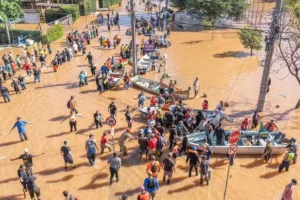 125 pessoas ainda desaparecidas e outras 756 feridas  | Foto: Jorge Lansarin/Enquadrar/Estadão Conteúdo
