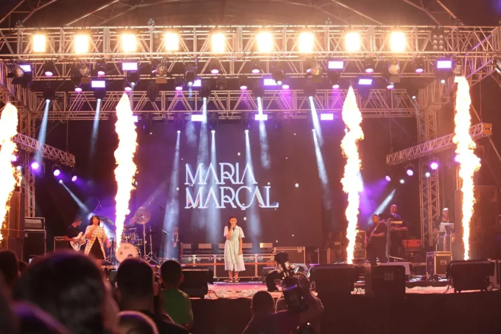 "Aparecida É Show 2024": Fenômeno Maria Marçal emociona cerca de 30 mil pessoas no primeiro dia de festa. (Foto: Enio Medeiros)