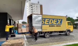 Os Correios pedem que a população concentre as doações em itens prioritários, como água potável, alimentos não perecíveis, ração para animais, materiais de limpeza e produtos de higiene pessoal | Foto: Divulgação/ Correios