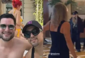 'Falei com ela!' declara fã de Madonna hospedado no Copacabana Palace | Foto: Reprodução / RJ2 / TV Globo