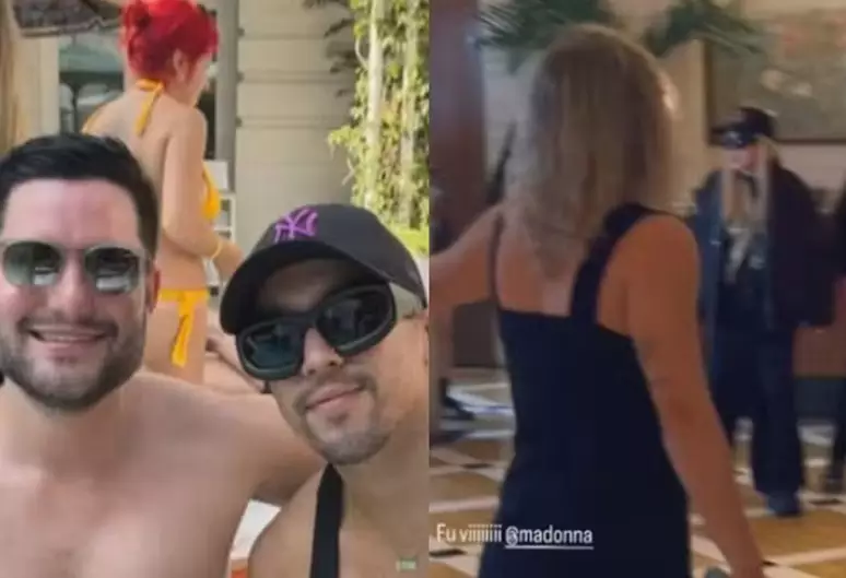 'Falei com ela!' declara fã de Madonna hospedado no Copacabana Palace | Foto: Reprodução / RJ2 / TV Globo