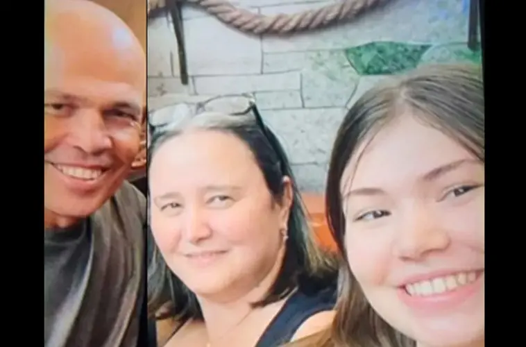 Isac Tavares Santos, de 57 anos, Solange Aparecida Gomes, de 50 anos, e Letícia Gomes Santos, de 16 anos I Foto: Reprodução