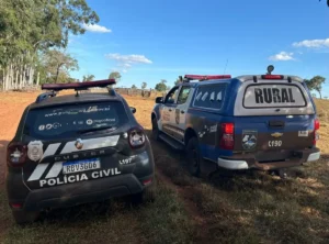 O suspeito é acusado de roubo de bovinos e abate ilegal de gado I Foto: Divulgação/PCGO