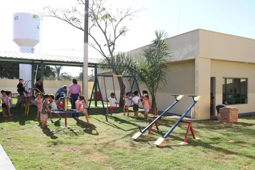 Entrega da obra de reforma e ampliação do Cmei Teófilo Tavares pela Prefeitura de Senador Canedo | Foto: Divulgação