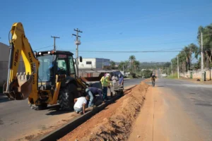 Durante toda a semana o bairro também receberá frentes de serviço de infraestrutura nas ruas e praças | Foto: Divulgação/Secom Aparecida