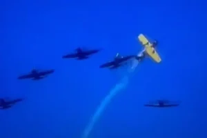 A Força Aérea Portuguesa (FAP) foi quem organizou os eventos, a FAP também comunicou que o acidente envolvendo as duas aeronaves | Foto: Reprodução / Twitter