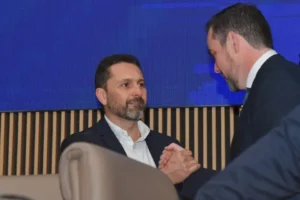 Sem citar nomes de adversários, Mendanha afirmou que Aparecida não pode correr o risco de viver uma fase de retrocesso após o ciclo de desenvolvimento vivido a partir da gestão do ex-prefeito Maguito Vilela | Foto: Rodrigo Estrela