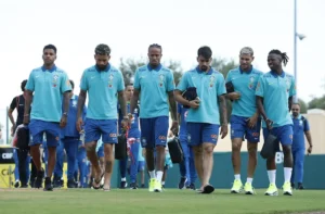 O elenco terminou preparação para amistoso contra México nesta quinta (6) (Foto: Rafael Ribeiro/CBF)