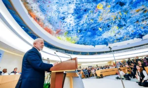 Lula também revelou ter discutido diretamente com Putin a importância de buscar uma solução negociada para o conflito | Foto: Ricardo Stuckert/PR